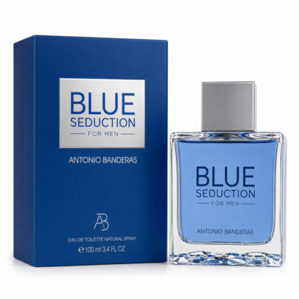 Perfume Antonio Banderas Blue Seduction Eau de Toilette 100ml Hombre
