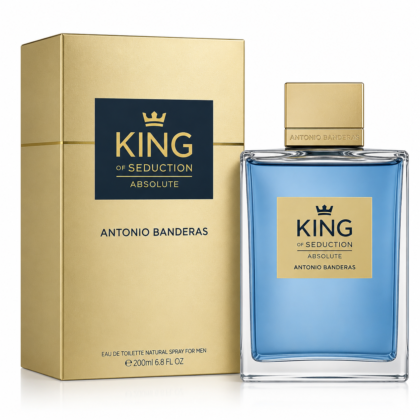 Perfume Antonio Banderas King Seduction Absolute Eau de Toilette 200ml Hombre