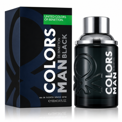 Perfume Benetton Colors Man Black Eau de Toilette 100ml Hombre