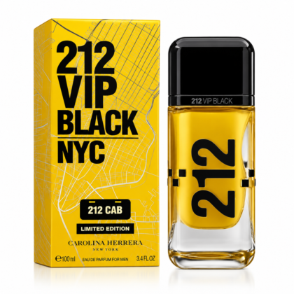 Perfume Carolina Herrera 212 VIP Black Cab Limited Edition Eau de Parfum 100ml Hombre