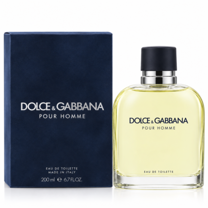Perfume Dolce & Gabbana Pour Homme Eau de Toilette 200ml Hombre