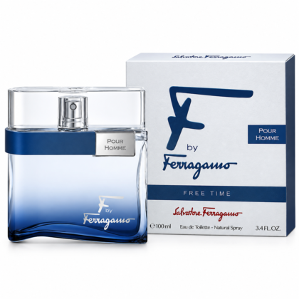 Perfume Ferragamo F by Free Time Eau de Toilette 100ml Hombre