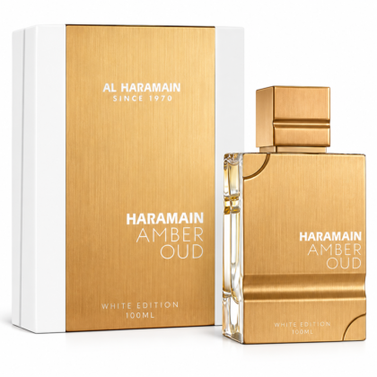 Perfume Al Haramain Amber Oud White Edition Eau de Parfum 100ml Hombre